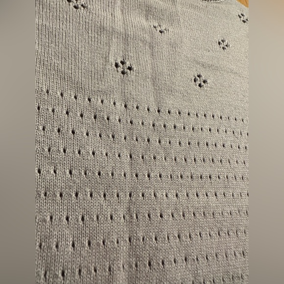 SOLD - Lilac Cutout Dainty Sweater - Picture 3 of 5